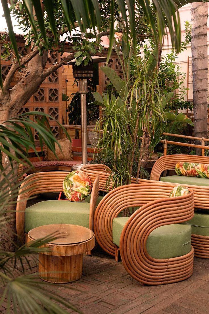 MODERN Rattan Chair Lounger Club