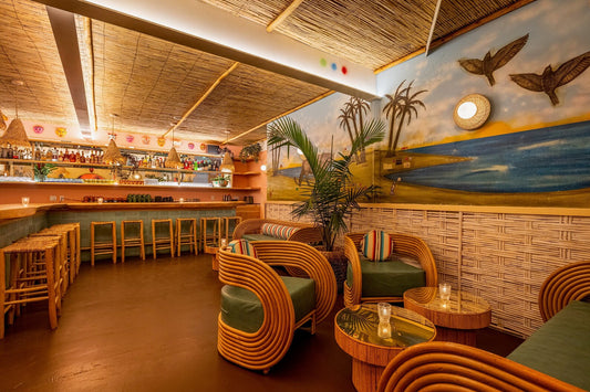 MODERN Rattan Chair Lounger Club