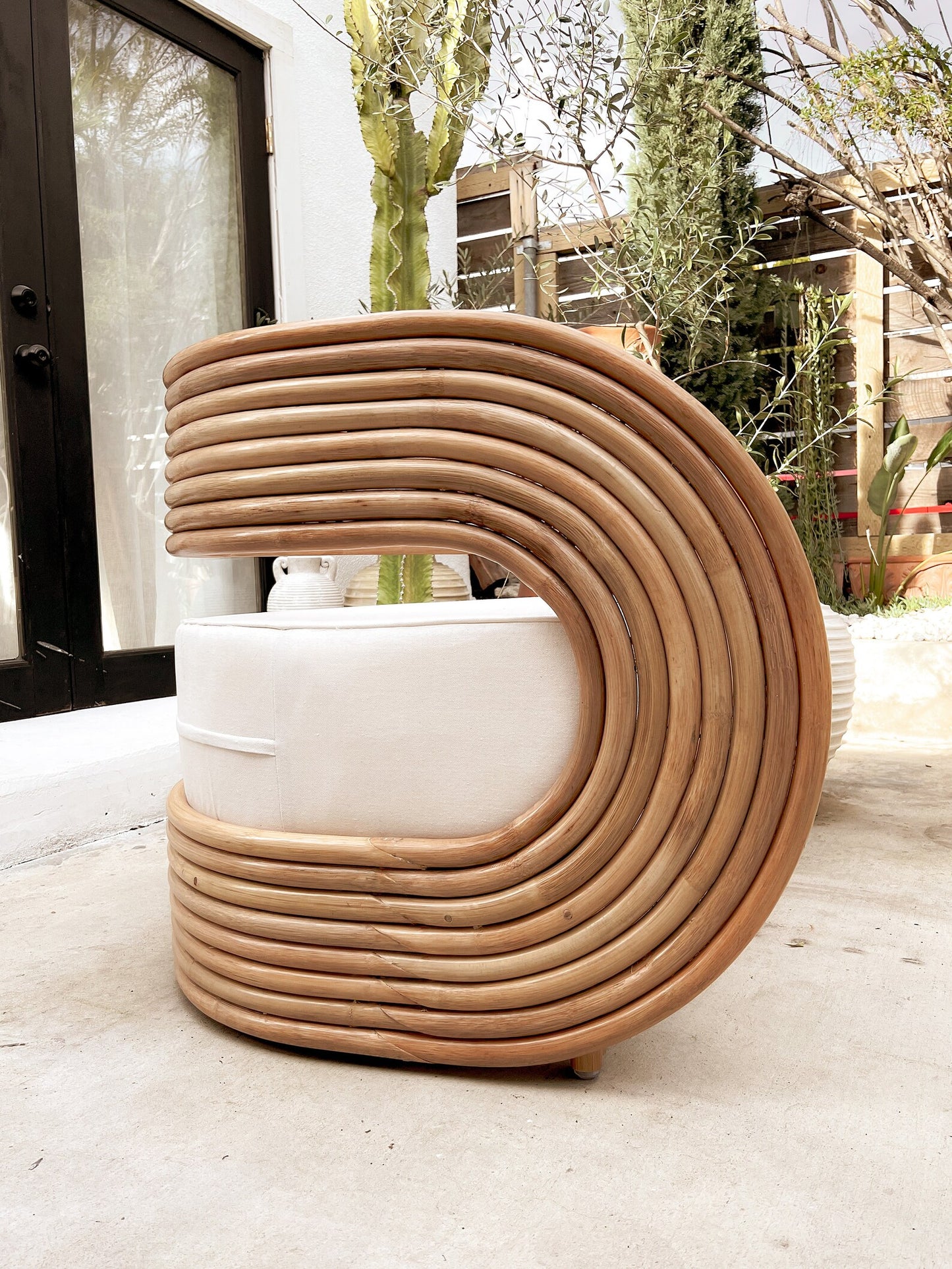 MODERN Rattan Chair Lounger Club