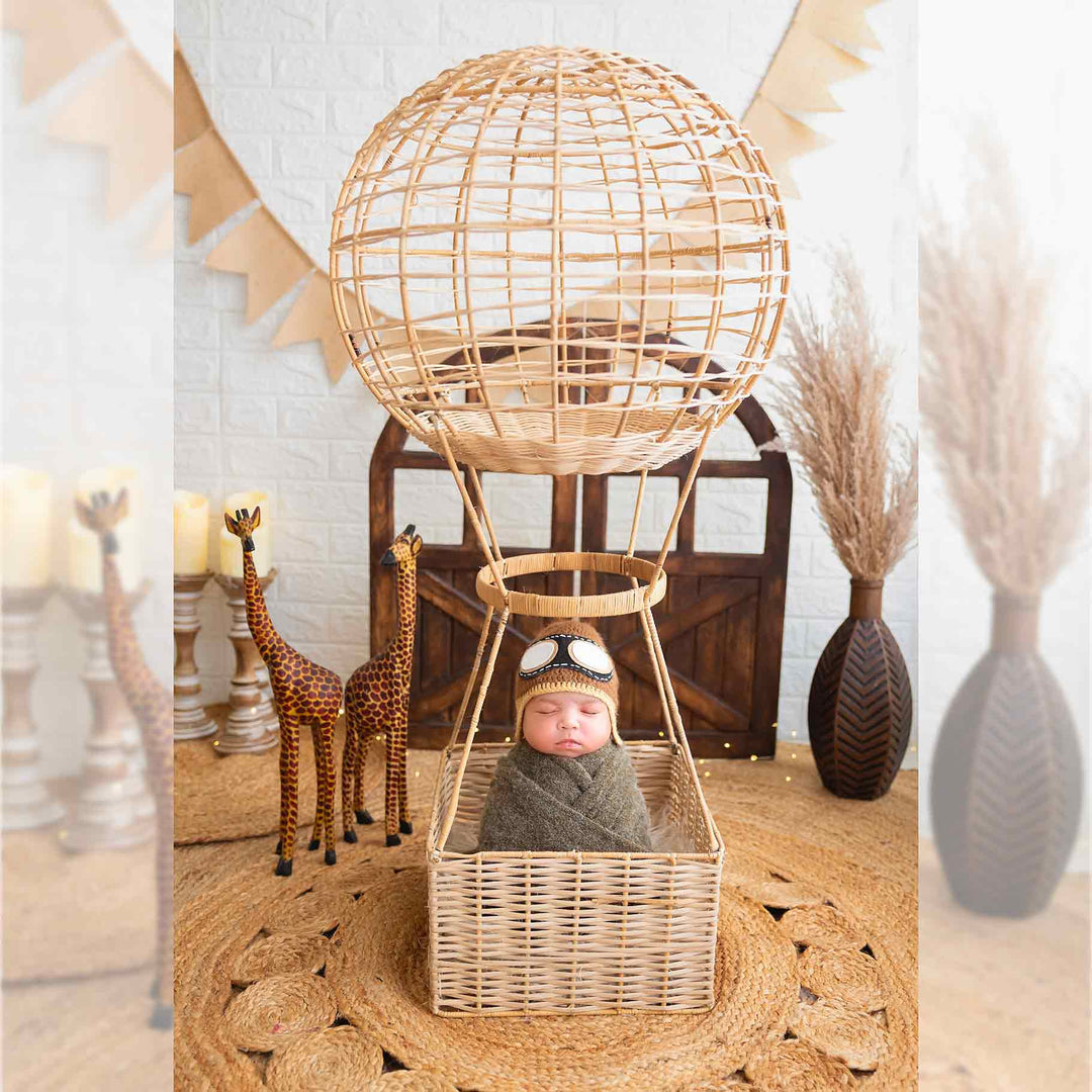 Rattan Parachute Premium Newborn Prop