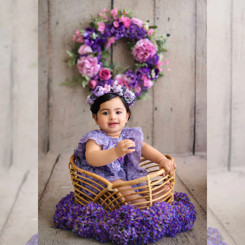Infinity Basket for Baby Photography Photoshoot, Prop basket