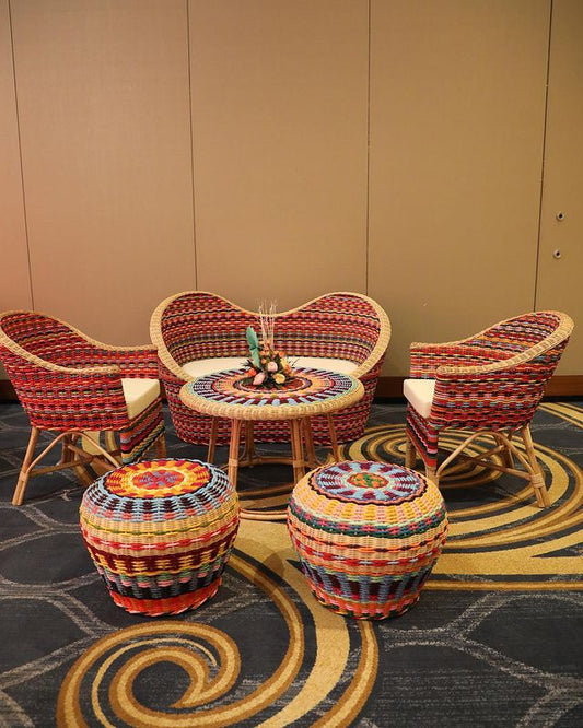Rainbow Dreams Boho Sofa Set