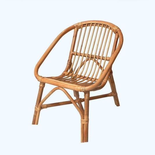 Wooden Bamboo Cane Antique Chair for Kids & Adults | Study Chair with Arm Rest | Use in Home | Office | Living Room | Balcony | Garden | Indoor & Outdoor