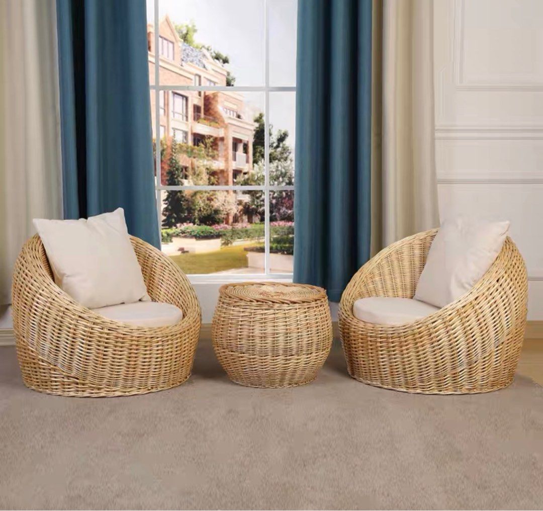 MODERN RATTAN CHAIR BY INDIA CRAFT