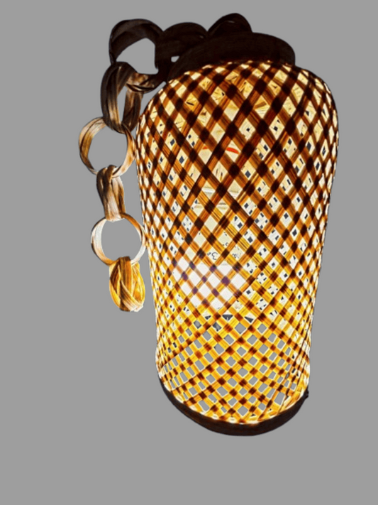Bamboo Hanging Lamp set